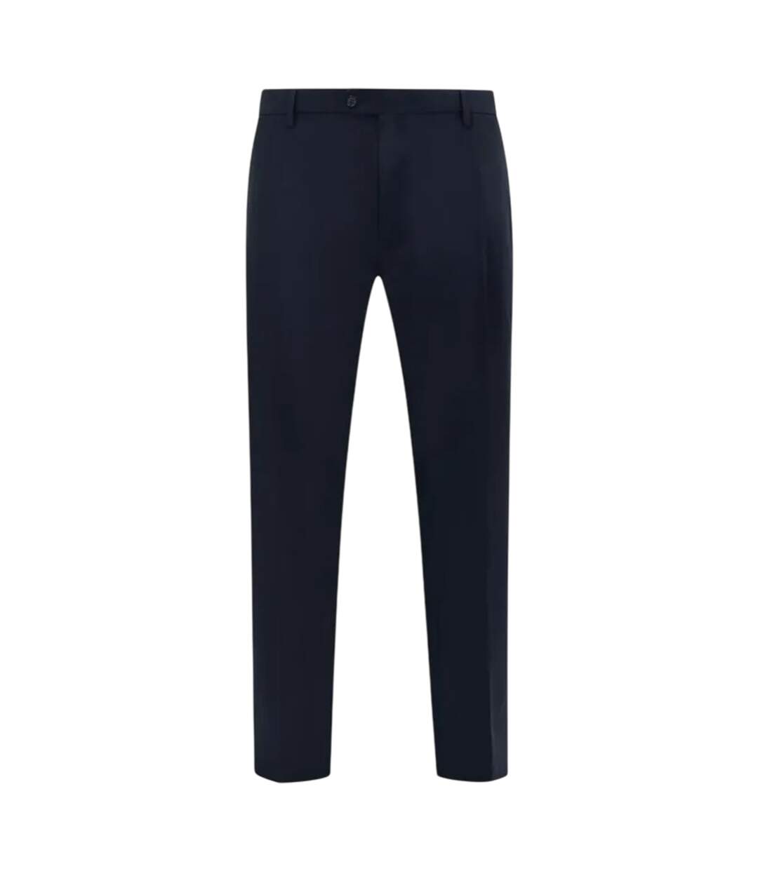 D555 Pantalon Cintré Extensible Grande Taille Ted Homme Bleu Marine Duke-3