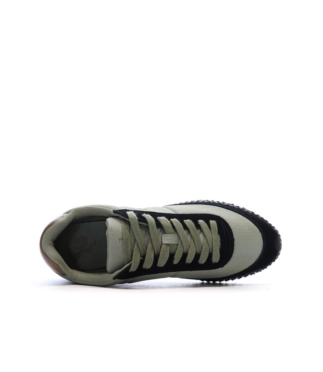 Baskets vertes/noires homme le coq sportif veloce-4