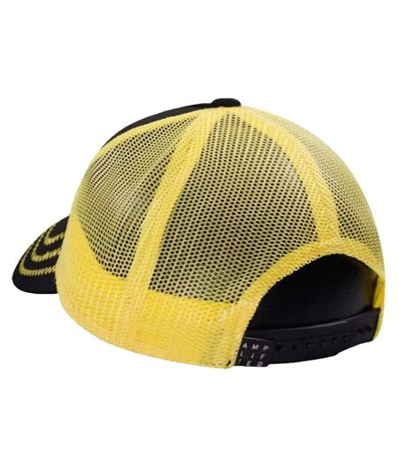 Nirvana Trucker Cap Black Yellow Amplified