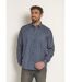 Chemise manches longues à micro motif-1