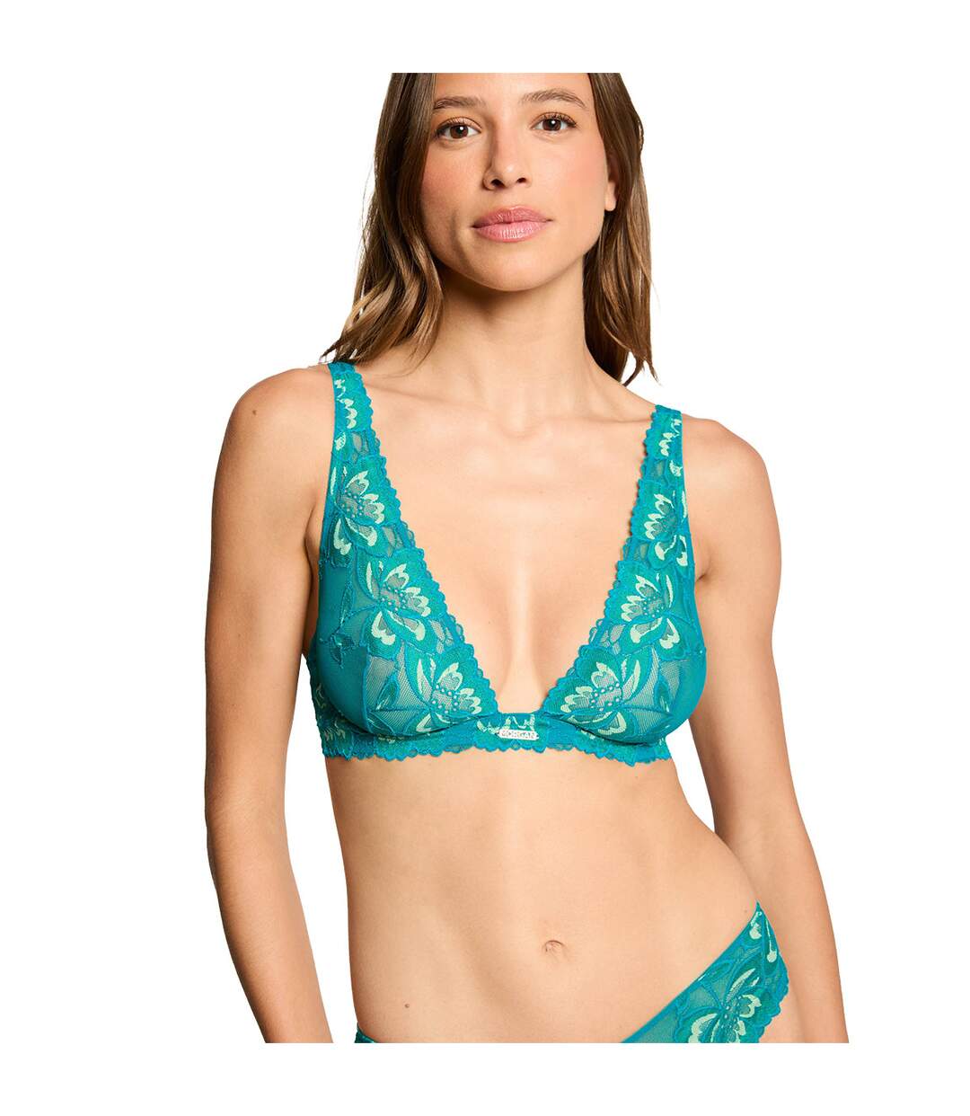 Soutien-gorge armatures turquoise Elisa-2
