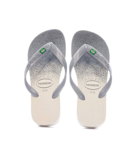 Tongs Beige/Grise Mixte Havaianas Brasil Fresh - 39/40