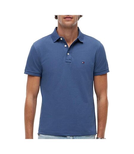 Polo bleu homme tommy hilfiger regular