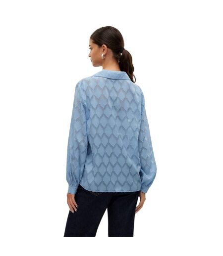 Blouse Manches Longues Mayla Femme Bleu Pastel Vero Moda