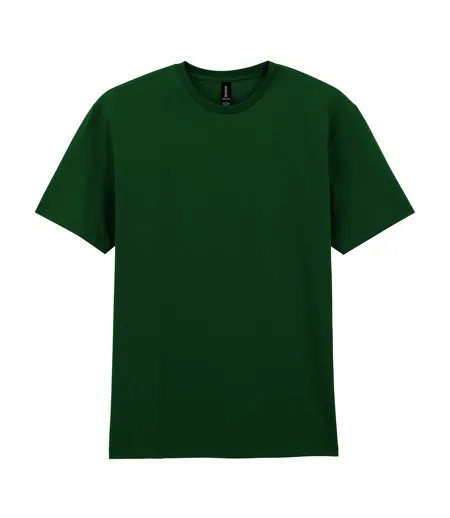 T-shirt Léger Manches Courtes Homme Vert Sombre Gildan