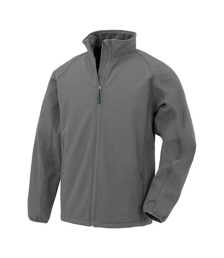 Result Genuine Recycled Mens Printable Soft Shell Jacket (Workguard Grey)