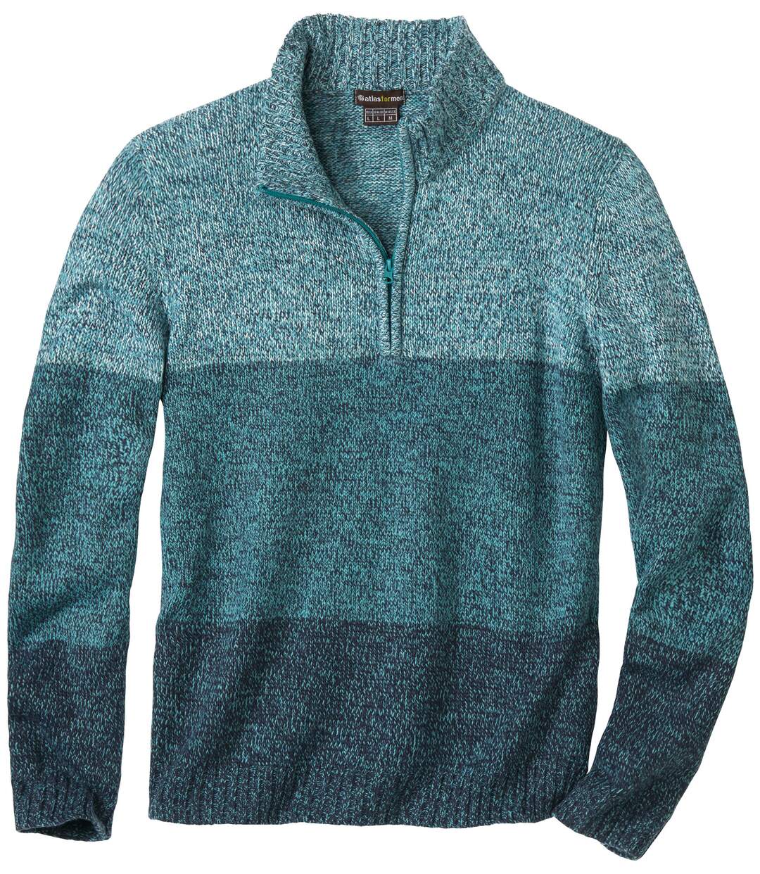 Men's Blue Knitted Sweater