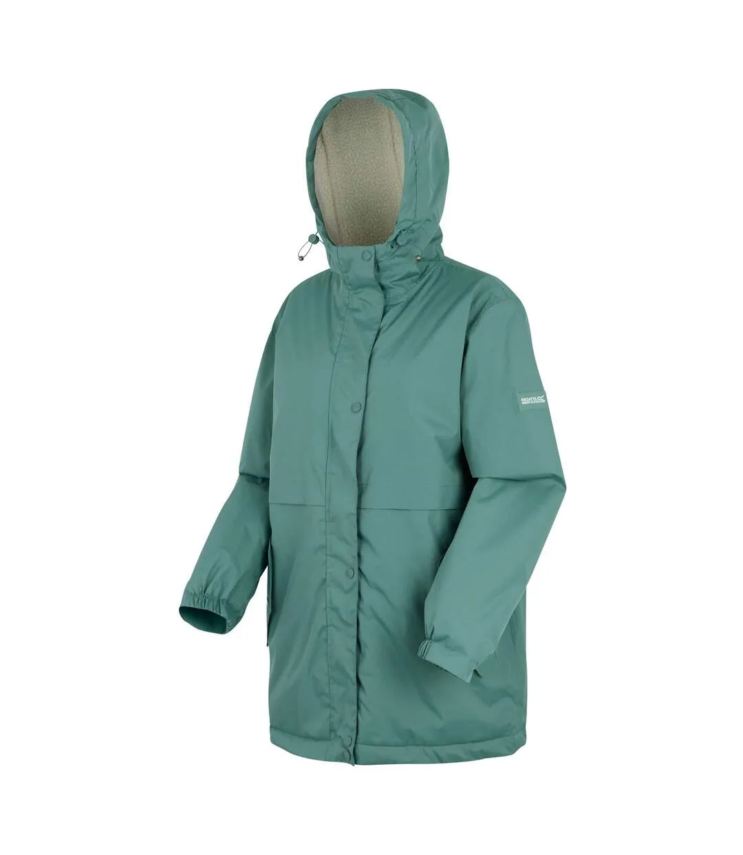 Womens/ladies Brielly Insulated Waterproof Jacket Spruce Green Light Vanilla Regatta-4