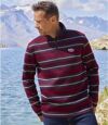 Bluza z moltonu w paski Atlas For Men