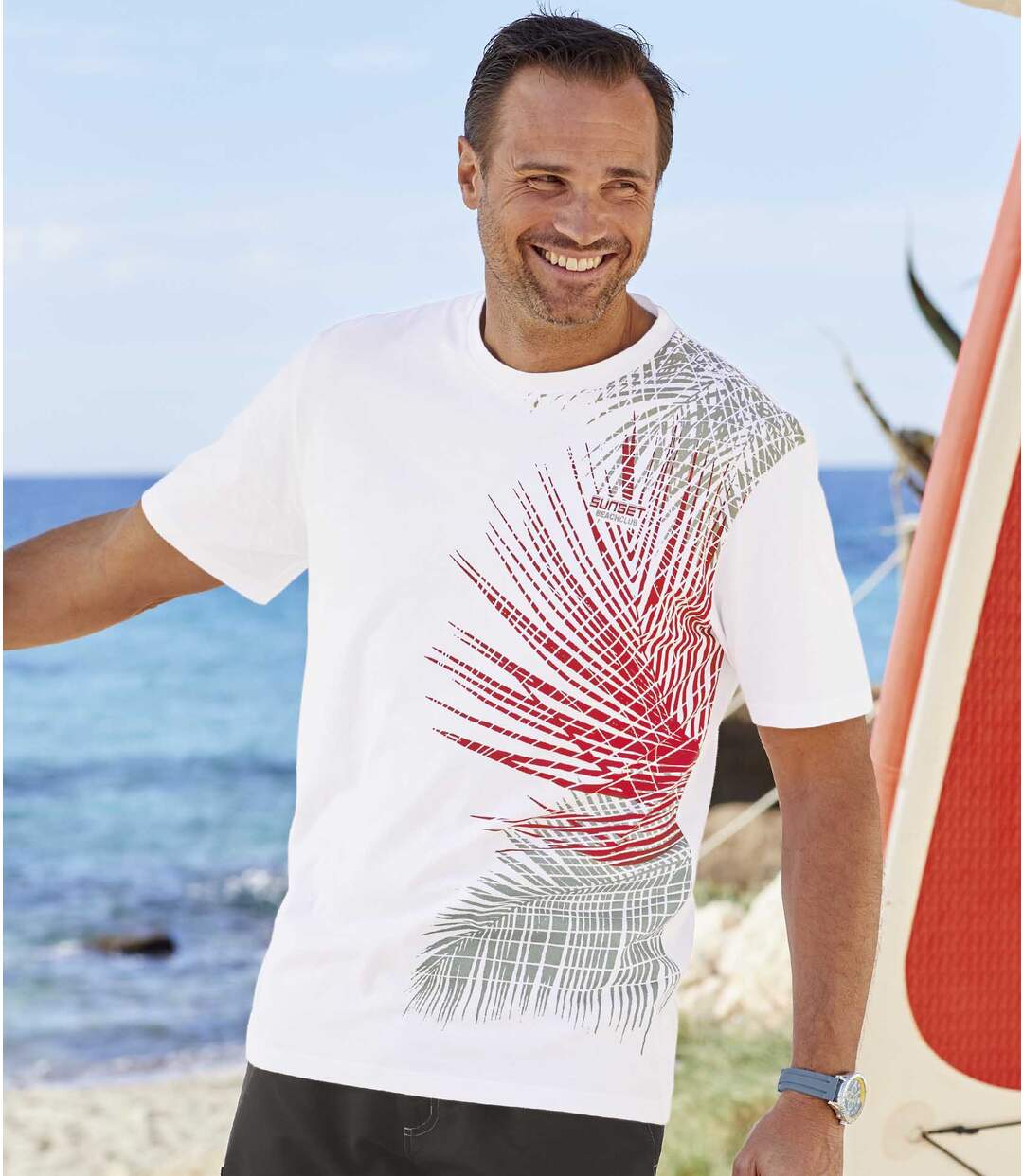 Set van 3 Sunset Beachclub T-shirts Atlas For Men