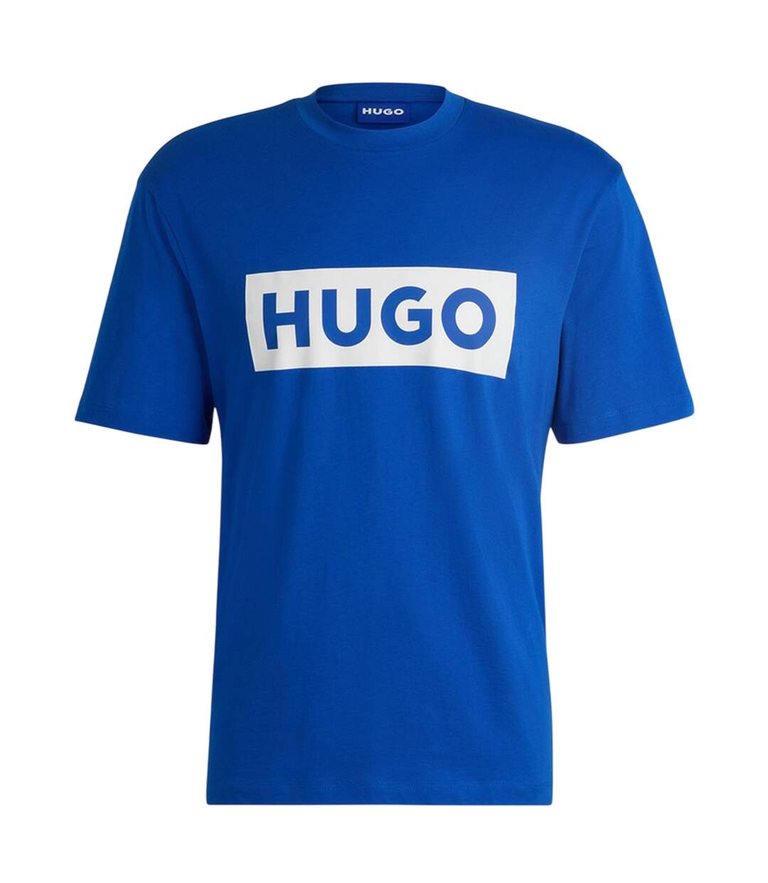 Unisex Adult Box Logo T-shirt Blue Hugo Boss-2
