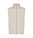 Mens meru recycled polyester body warmer beige Iqoniq-1