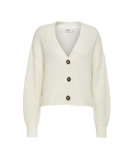 Gilet ecru femme only carol