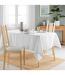 Nappe Jacquard Imprimé Artea 140x240cm Blanc-4