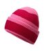 Bonnet Motif/style Blocs De Couleurs Vrai Rose Beechfield-2