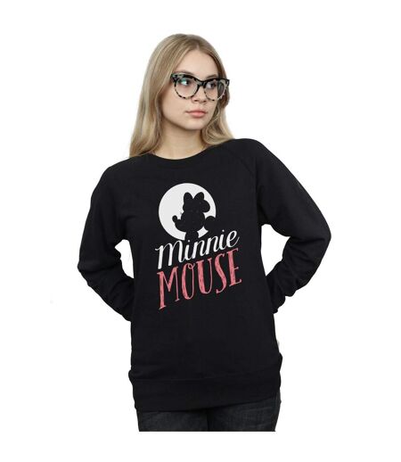 Disney - Sweat MINNIE MOUSE MOON SILHOUETTE - Femme (Noir) - UTBI9026