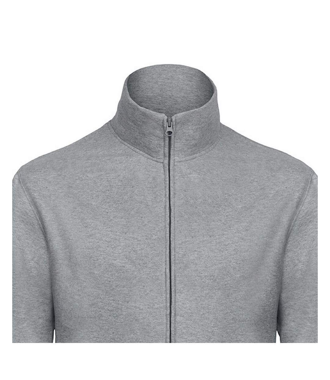 Veste De Survêtement Id.206 50/50 Adulte Gris Chiné B&C-2