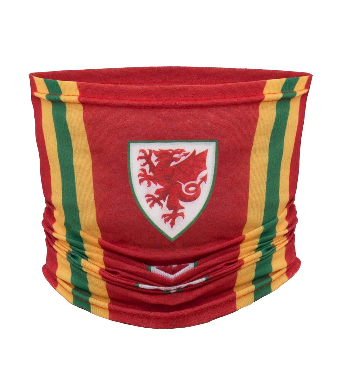 Snood Motif/style Rétro Taille Unique Rouge Jaune Vert FA Wales-1