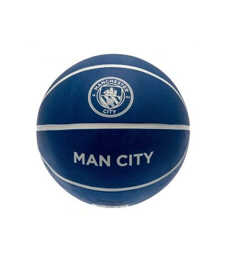 Manchester City FC - Ballon de basket (Bleu / Blanc) (Taille 7) - UTBS3245