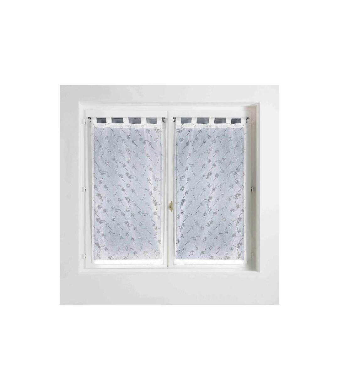 Paire de Voilages Dalya 60x90cm Blanc-1