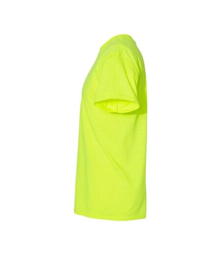 Mens Heavy Cotton T-shirt Safety Green Gildan
