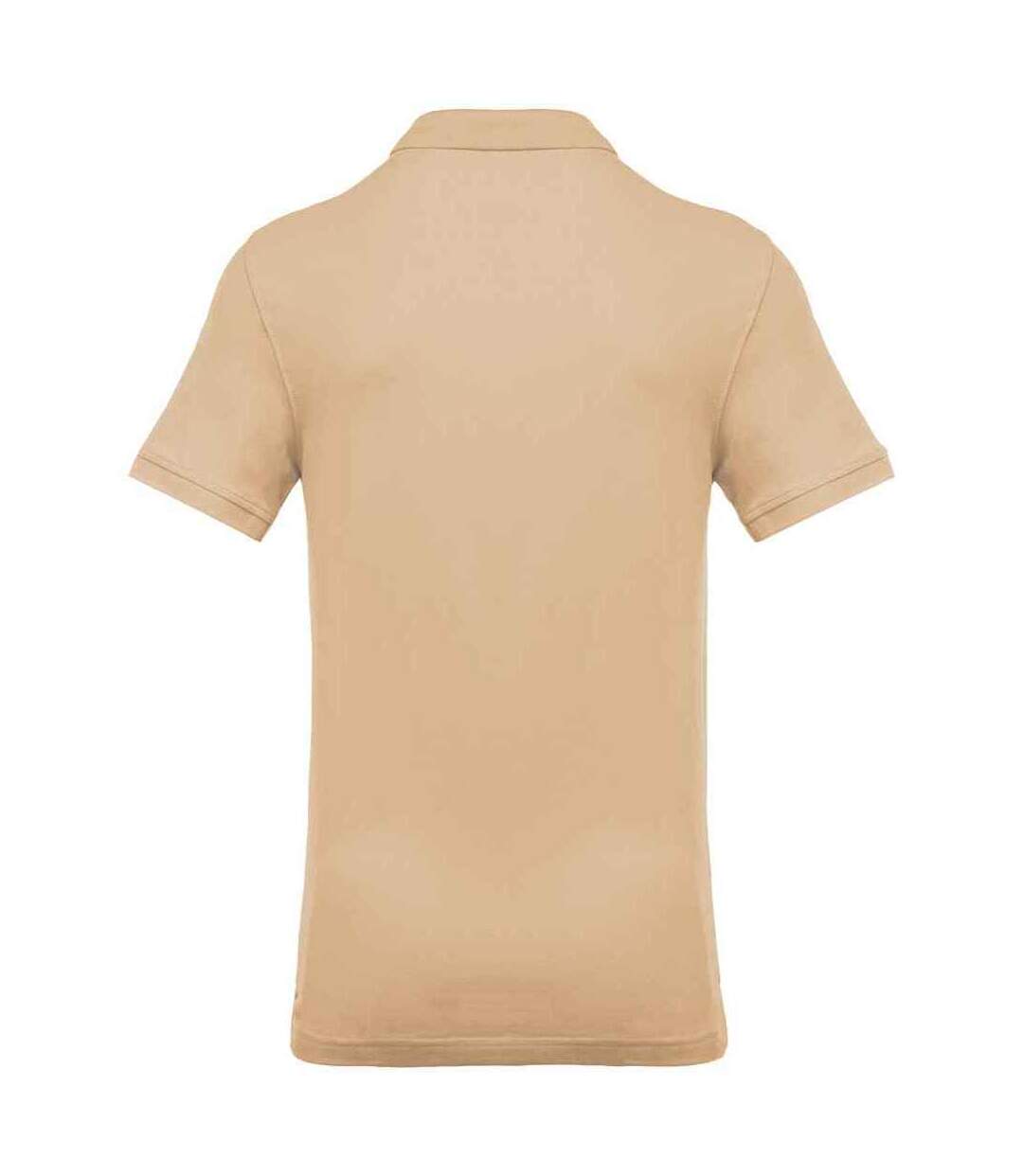 Polo homme beige clair Kariban