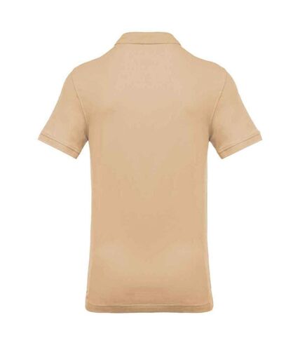 Kariban Mens Pique Polo Shirt (Light Sand)