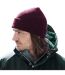 Heritage bonnet d´hiver uni de qualité femme bordeaux Beechfield