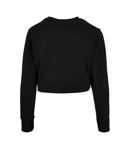 Pull Motif/style Court Femme Noir Build Your Brand