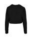 Pull Motif/style Court Femme Noir Build Your Brand-2