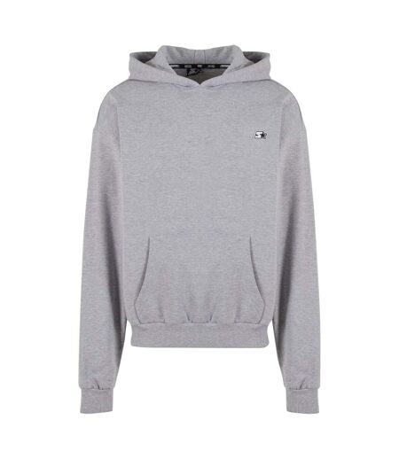 Sweat À Capuche Essential Homme Gris Chiné Starter Black Label