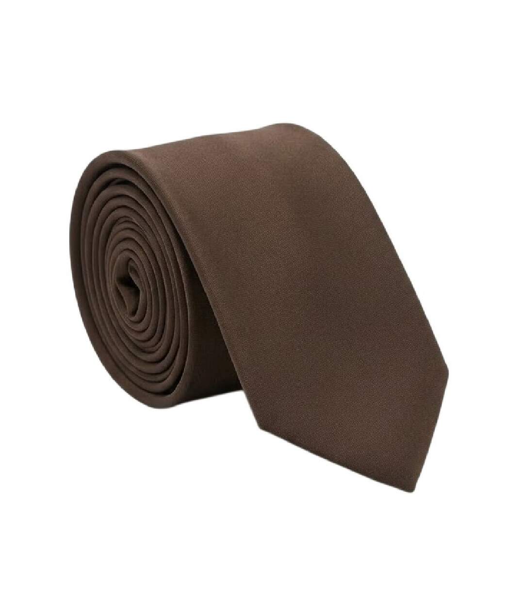Mens Classic Plain Silk Tie One Size Green Boss-2
