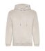 Sweat à capuche homme blanc cassé Awdis