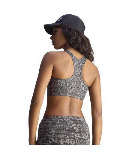 Womens/ladies Snake Print Sports Bra Python Green Stella McCartney