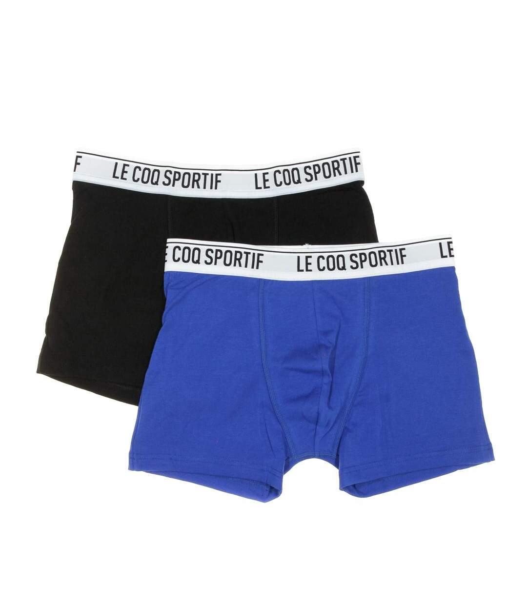 x2 boxers bleu/noir homme le coq sportif camuset sport-1
