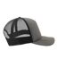 Casquette Trucker Motif/style 5 Panneaux Rapper-s Adulte Gris Foncé Noir Atlantis-4