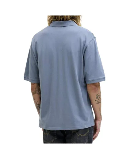 Polo bleu homme jack & jones archive graphic polo