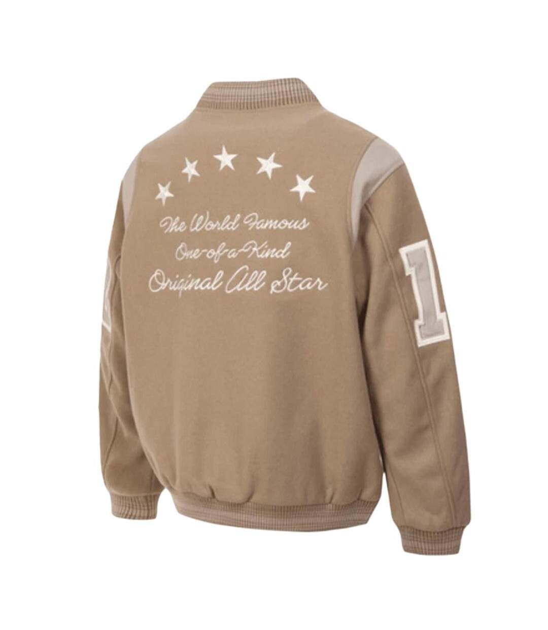 Veste bomber beige homme converse luxe varsity-2