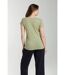 Tee Shirt Col Rond Manches Courtes Femme Marine  Sauge() | Gerard Pasquier Avec Col Rond | Gerard Pa-4