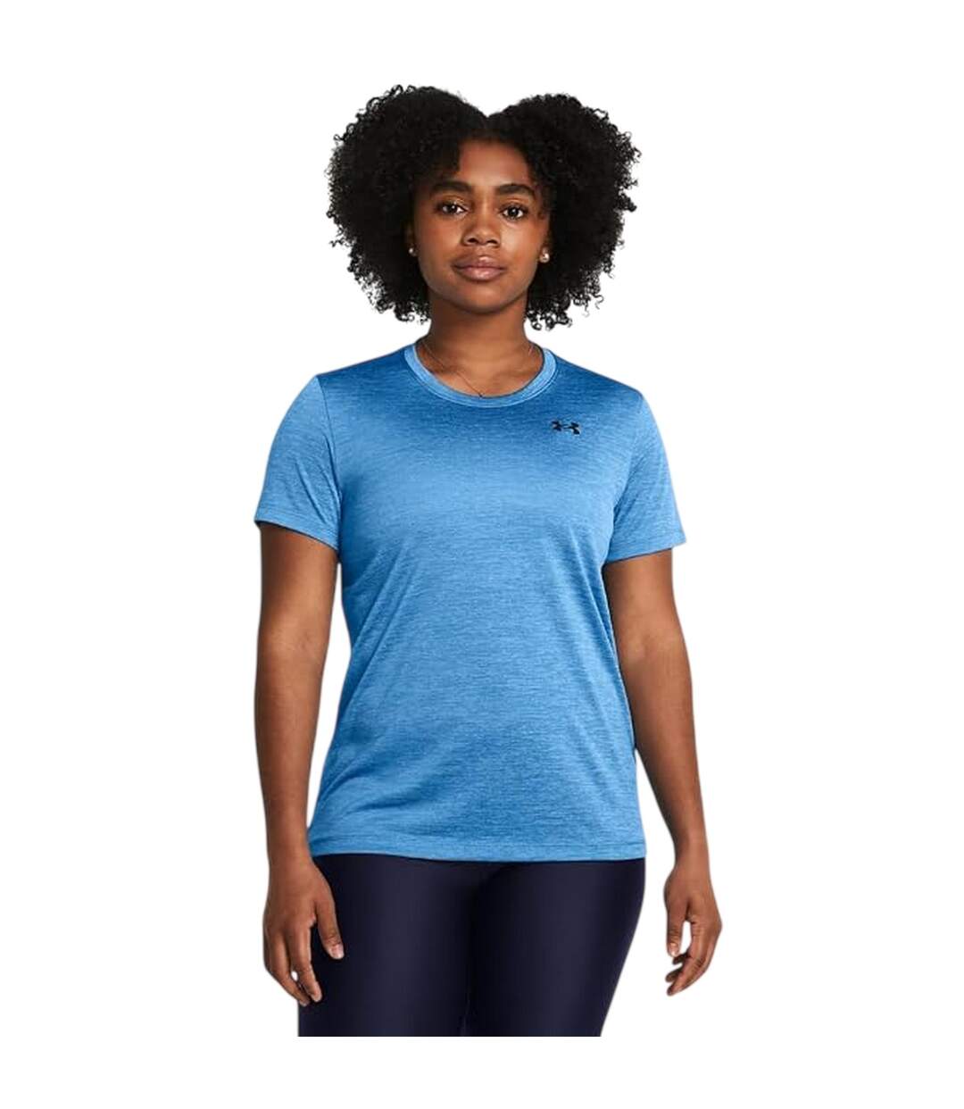 T-shirt Manches Courtes Motif/style À Nœud Femme Bleu Under Armour-4