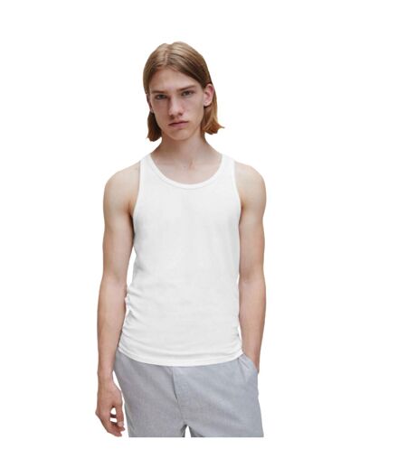 Pack Of 2  Mens Lounge Tank Top  White Calvin Klein