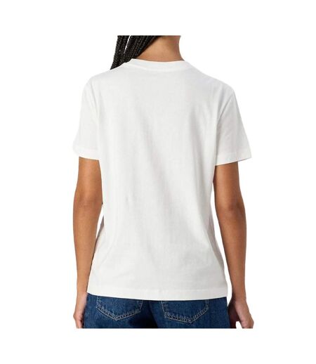 T-shirt Blanc Femme Calvin Klein Jeans Embroidered - L