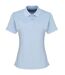 Premier Womens/Ladies Coolchecker Short Sleeve Pique Polo T-Shirt (Light Blue) - UTRW4402