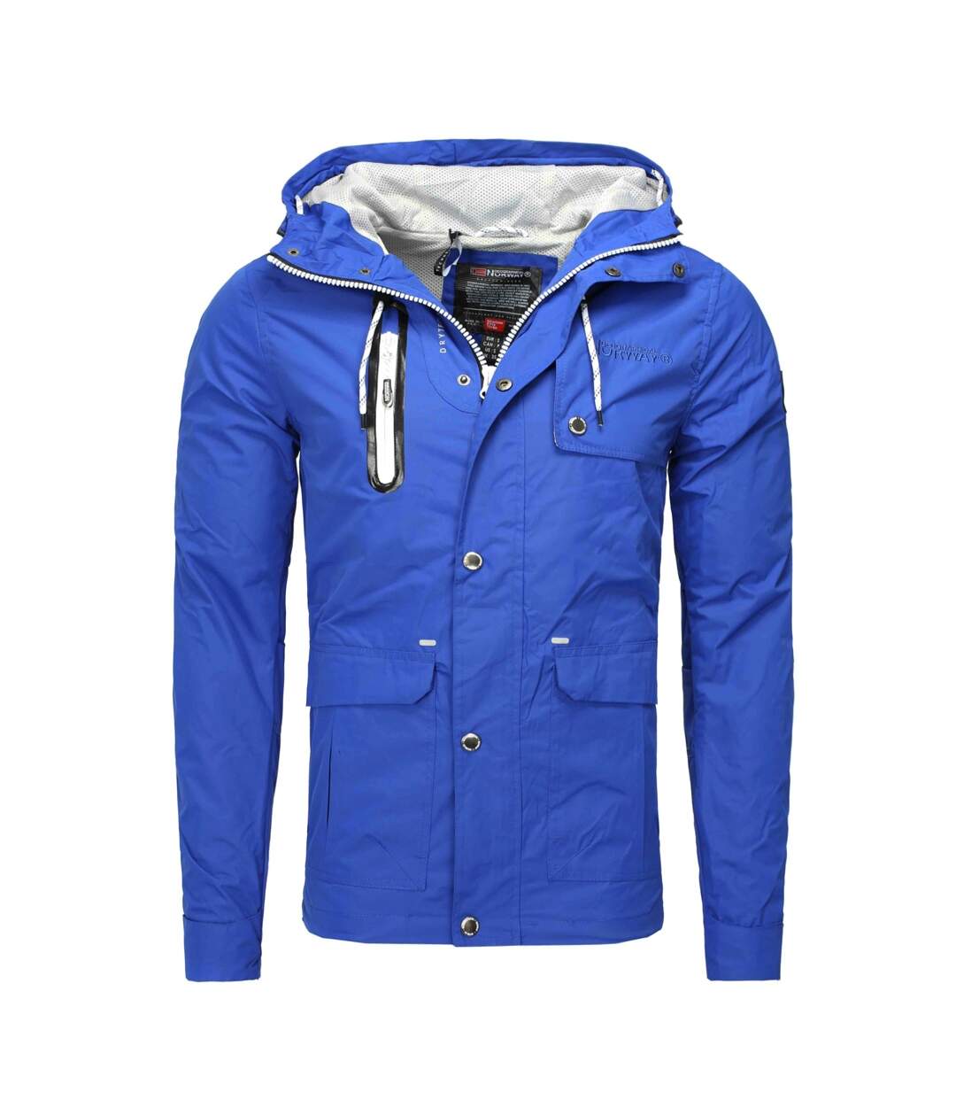 Veste mi saison Geographical Norway Veste Artichow bleu Geographical Norway Atlas 1 Men Parka Veste Homme Bleu