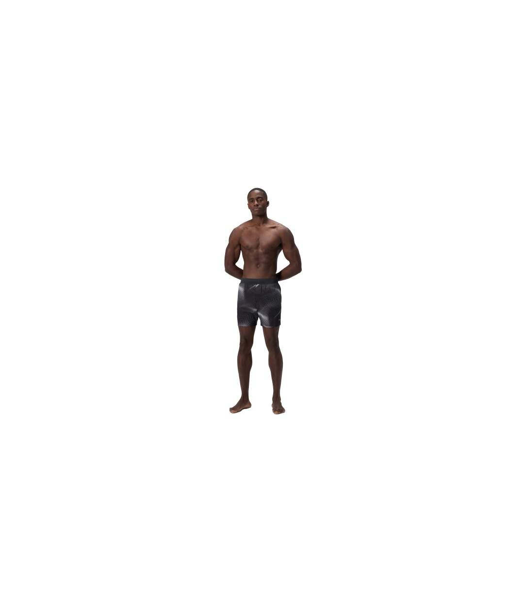 Mens Lookout Volley Dotted Swim Shorts Grey Speedo-1