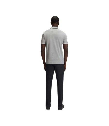 Mens Paddy Euro Polo Shirt Silver Boss