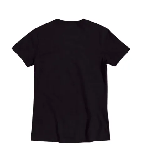 Womens/ladies Movie Poster Fitted T-shirt Black Coraline