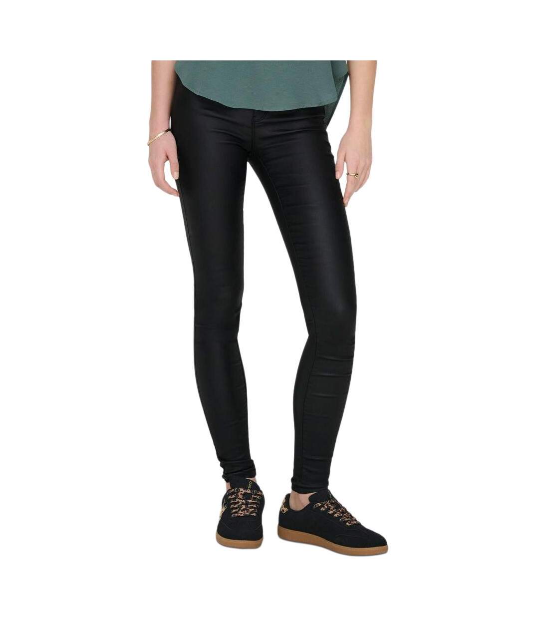 Pantalon skinny noir femme only lanne-1