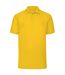 Fruit Of The Loom Mens 65/35 Pique Short Sleeve Polo Shirt (Sunflower)
