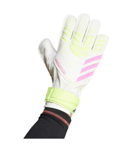 Gants De Gardien De But Entraînement Predator Adulte Blanc Jaune Adidas